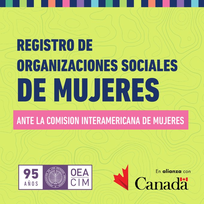 🤔¿Formas parte de una organización que trabaja por los derechos de las mujeres?

🙌Te invitamos a registrarla y conectarte con la CIM.
Nuestro objetivo es tender puentes y promover alianzas estratégicas para fortalecer la agenda de la igualdad.

Aquí👉
forms.office.com/pages/response…