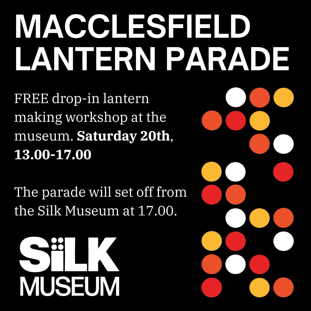 🌟Join us on Saturday 20th for a FREE lantern making workshop before the Macclesfield Lantern Parade! The parade will set off from the Silk Museum near Park Green at 17.00. #Macclesfield #macclesfieldmums #totallylocallymacclesfield #whatsonmacclesfield #whatsoncheshire