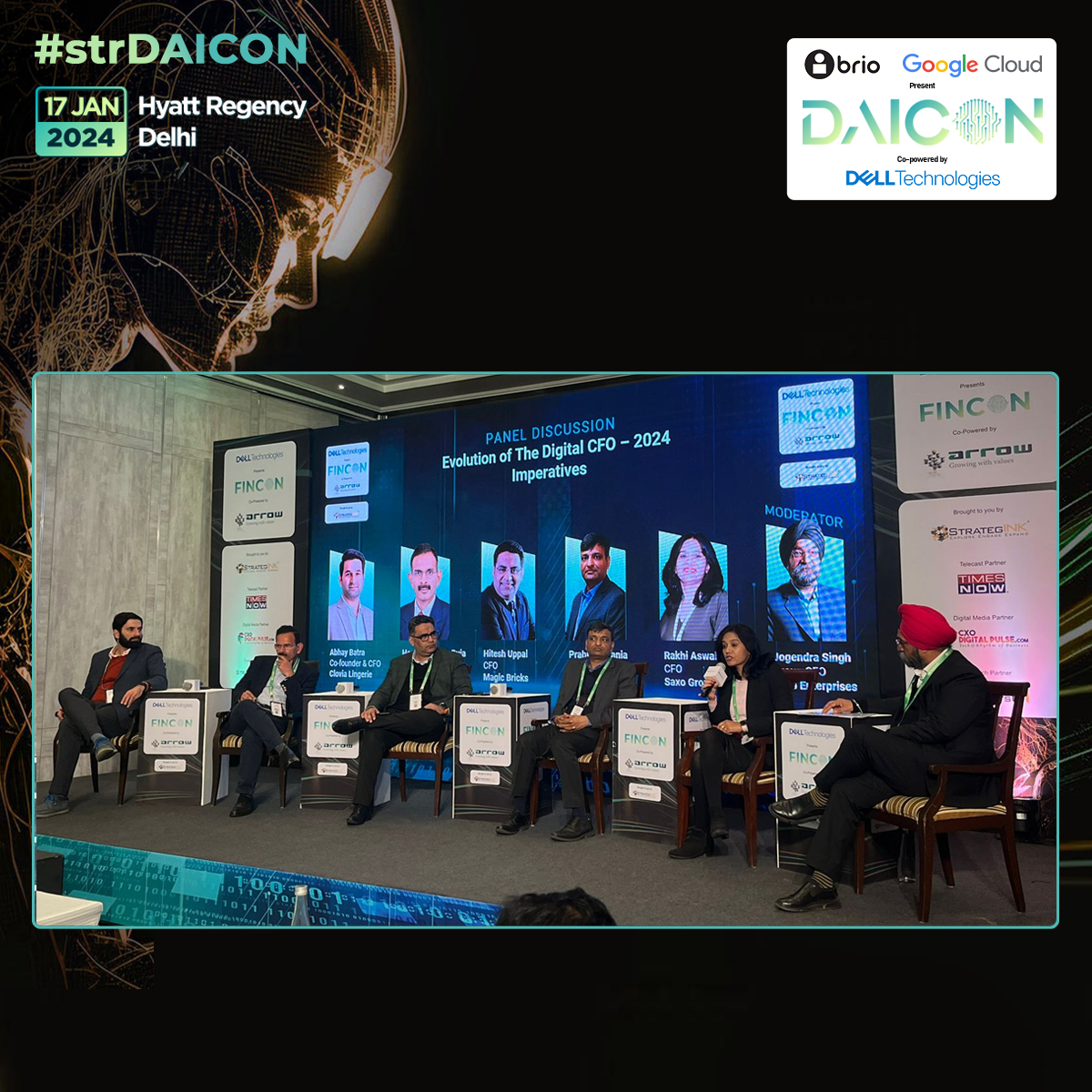 #strDAICONlive | The CFO, once reactive and transactional, is now a powerhouse of value generation and strategic engagement. A riveting panel discussion on the 'Evolution of The Digital CFO – 2024 Imperatives' is live.