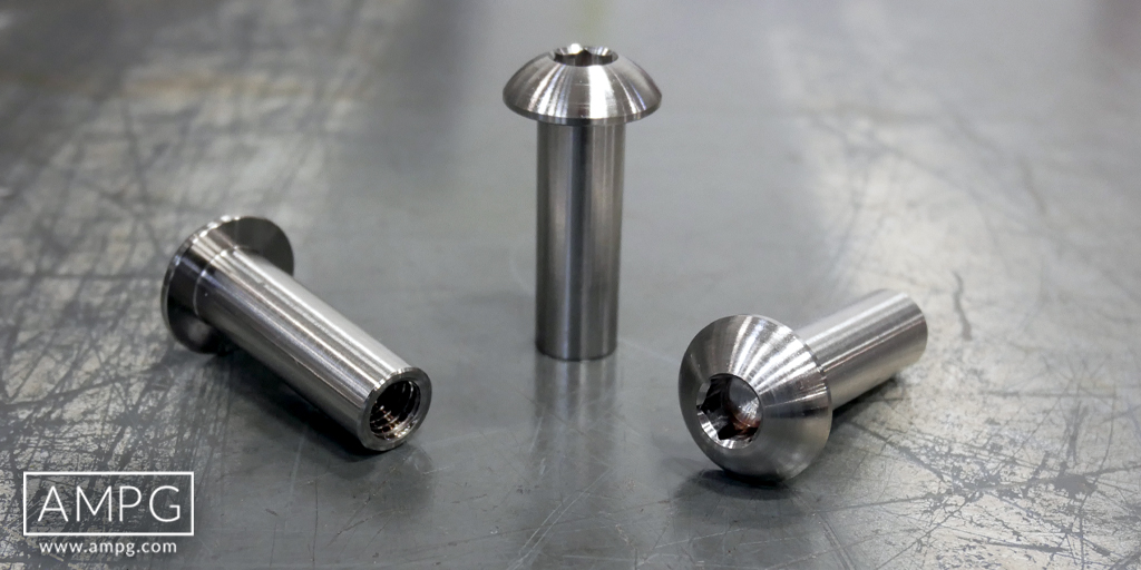 AMPG_USA's tweet image. Our #ButtonHead Socket Drive #BarrelBolts are contemporary #BindingPosts or #SexBolts that lends a sleek, finished look to all products and installations. Mates with our Button Head Screws for a secured connection and completed look.