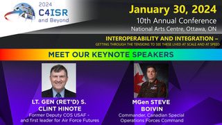 See you on January 30 at the #C4ISRandBeyond Conference! @VanguardMagazine (tag all social media) together with renowned speakers in the industry will talk about the latest trends in the #military industry! Register now: vanguardcanada.com/c4isr2024