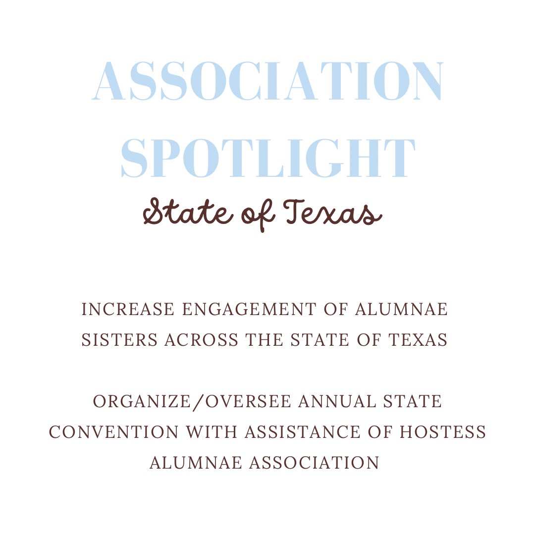 DallasADPi's tweet image. In preparation for 86th Annual Texas State Convention we’ll be highlighting State of Texas Alumnae Association. Purpose: increase engagement of sisters across state + oversee the state convention w/ assistance of hostess alum assoc. #WLFEOWednesday #AlphaDeltaPi #ADPiAlumnae