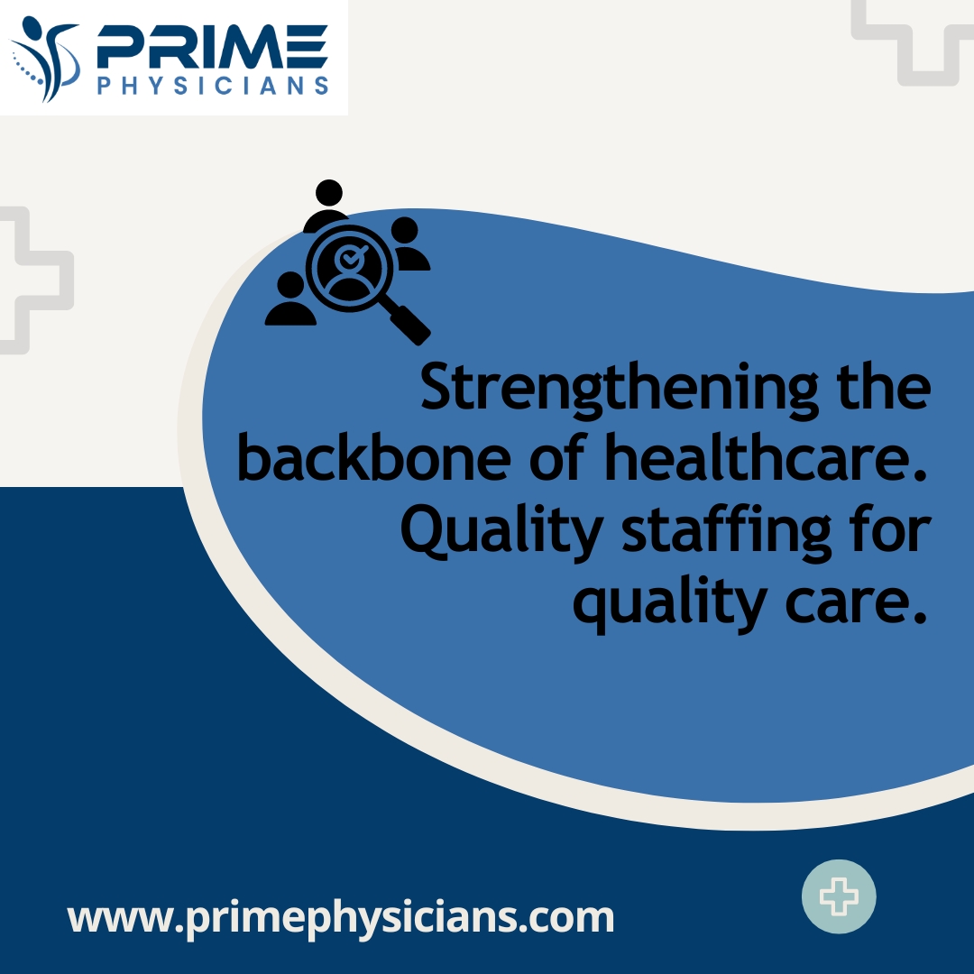 Empower Your Healthcare Team with Prime Physicians Expertise

#PrimePhysicians #HealthcareHeroes #HealthcareRevolution #PrimePhysiciansServices #ExcellenceInCare #Patientcare #Healthcarejobs #JoinOurTeam #staffingsolutions #HealthcareHeroes #Staffingservices #Staffingindustry