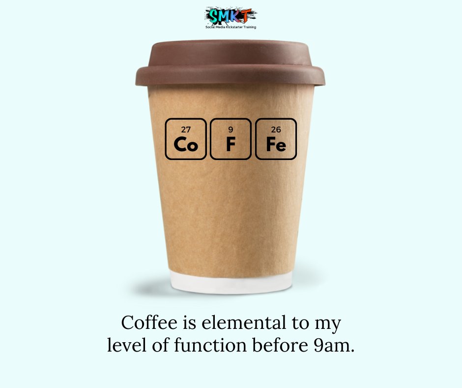 SocialMedia_KT's tweet photo. Who else is like me and cannot function before they've got about a gallon of coffee inside them?😂

Alexa play The Coffee Song by Frank Sinatra😍☕

How do you like your coffee?

#content #socialmedia #socialmediamarketing #howdoyoulikeyourcoffee #cofee #kickstarterscheme https://t.co/irXrXobP3P