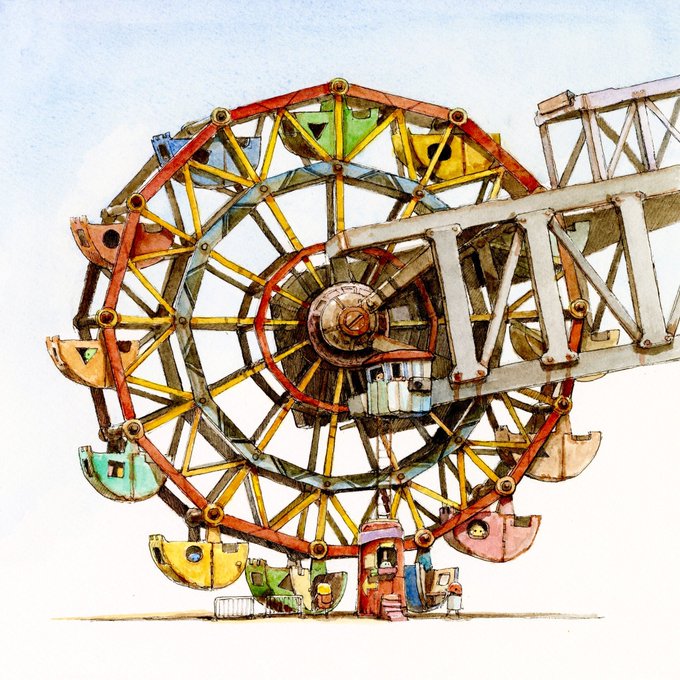 「ferris wheel」 illustration images(Latest｜RT&Fav:50)