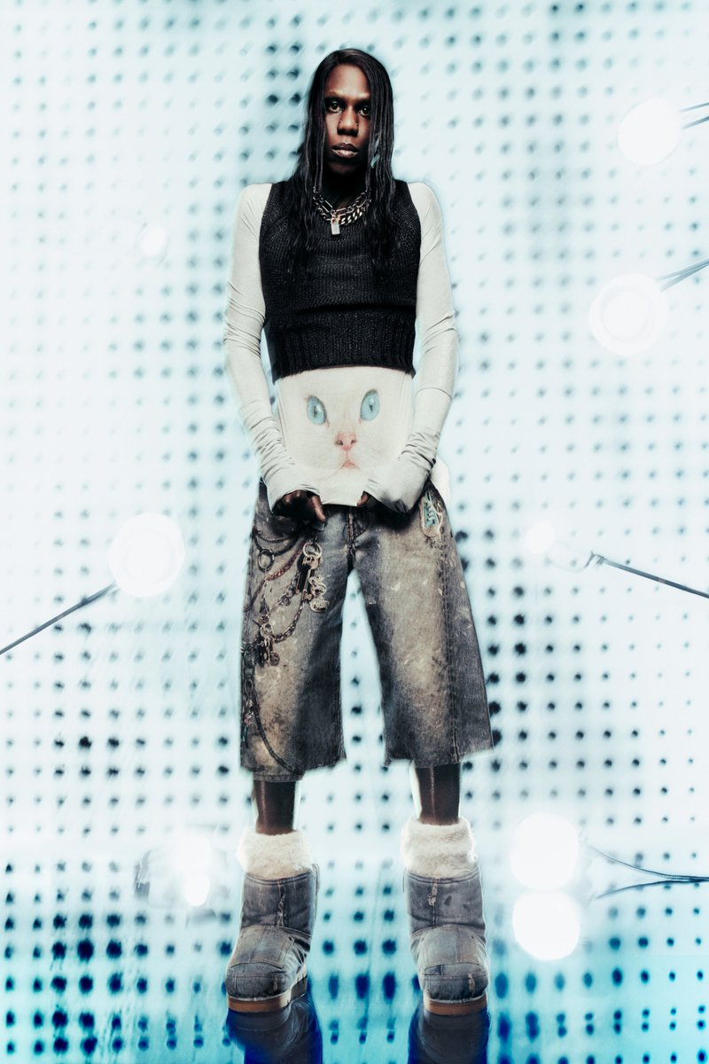 highsnobiety's tweet image. Acne Studios Menswear Fall/Winter 2024 Lookbook featuring Yves Tumor