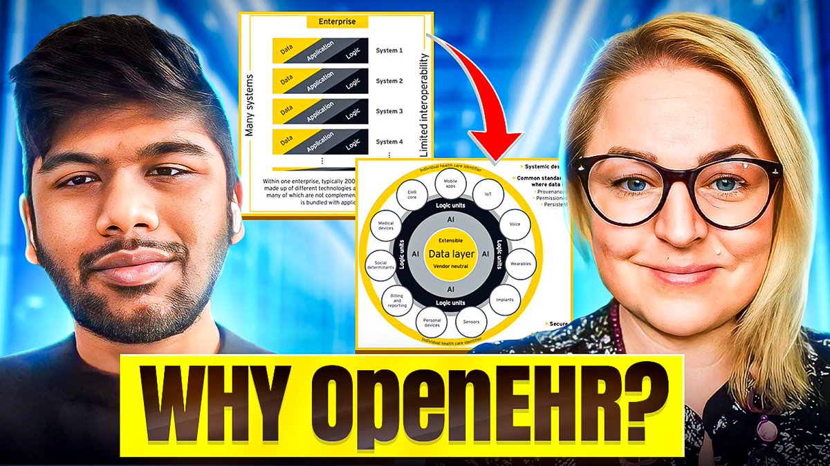 My Interview with <a href="/ukpenguin/">rachel dunscombe</a> for the Digital Health Hacker's Podcast is now out!

In healthcare, it's essential to "Treat Data as a first-class citizen instead of as an afterthought" if you want the data to outlast the applications.

Watch the full talk at youtu.be/rA9ttNV2SmA