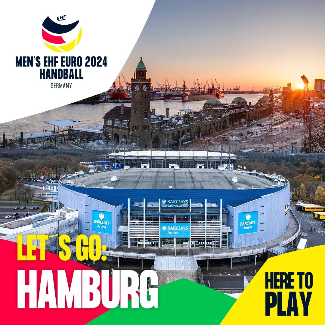 HH_Active_City's tweet photo. Hamburg ist im Handball Fieber! 🤾‍♀️🤾🤾‍♂️ 
Heute startet in der Barclays Arena die Hauptrunde der Gruppe II.
Karten für die Partien in der @BarclaysArena gibt es unter https://t.co/TMX4p8MPJF
#HERETOPLAY #WIRIHRALLE #aufgehtsDHB #Handball #hamburgactivecity https://t.co/TF4cZbhlpG