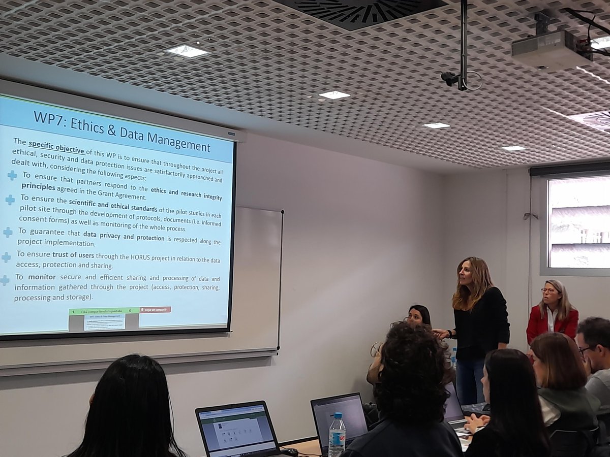 GVAfisabio's tweet photo. 📢 Ayer y hoy ha tenido lugar la reunión de inicio del proyecto #HORUS.

🗣️ Milagros Rocha y Celia Bañuls, investigadoras del grupo de Nutrición y Metabolismo del @GVADrPeset de #Fisabio han presentado el trabajo que van a desarrollar en materia de ética y gestión de datos. https://t.co/ZrkPh0mHDt