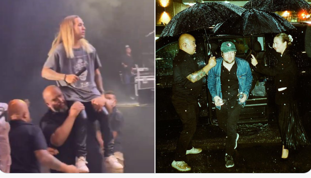 monkeynatalie12's tweet photo. Choose your career: Pete Wentz lifter upper or Patrick Stump umbrella holder. https://t.co/7V5qnO8Qns