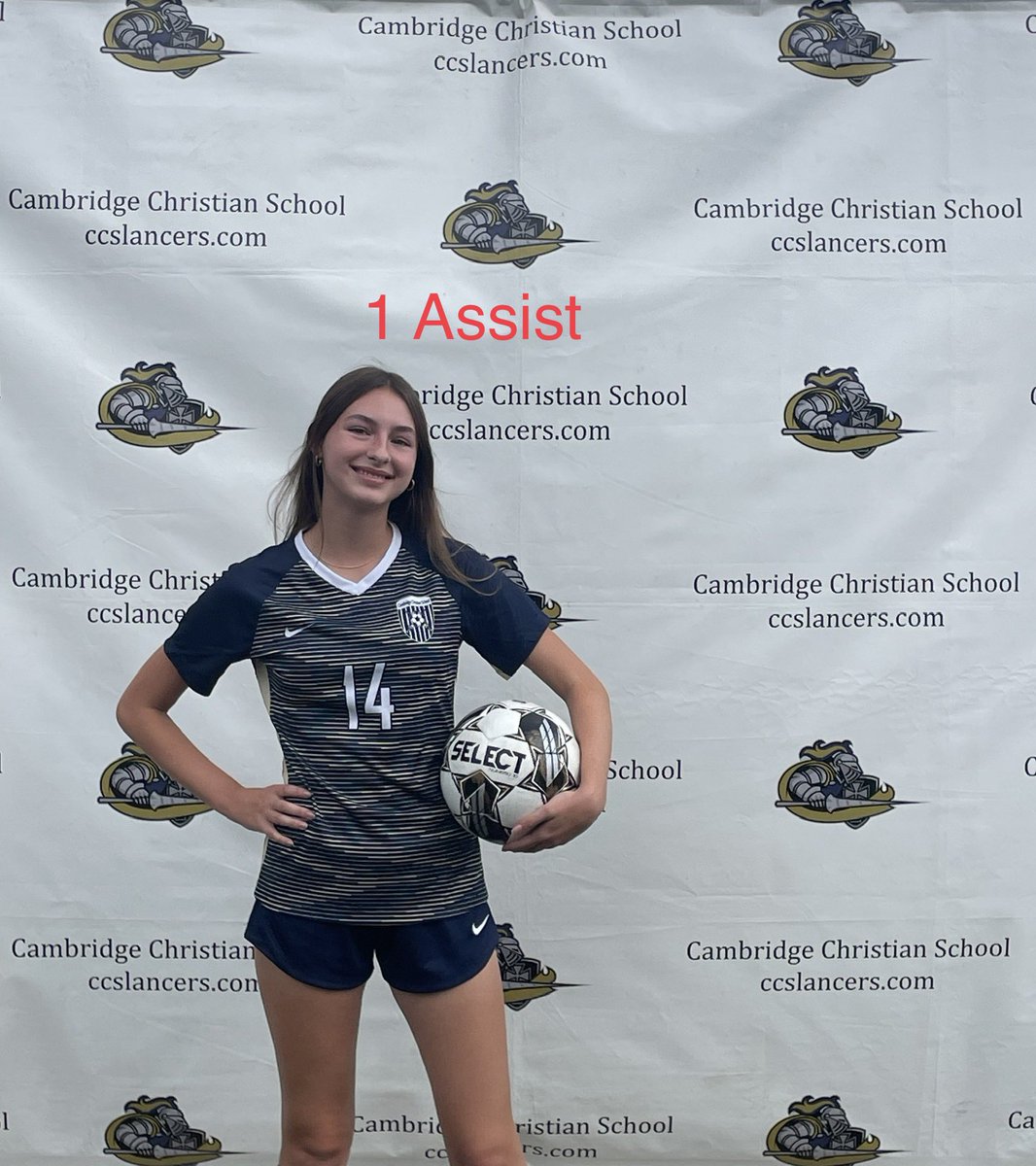 Stat Line!Cambridge Christian 7 SCA 0- C.Benoit 3G-B.Lane 3G-T.Castro 1G- May.Diaz 2A-R.Spadaro 1A-K.Budwick 1A-K.Wooles 1A-S.Cronin 1A-Miy.Diaz 3 Saves.#Esther #Ambition #Family #Encourage #Unashamed #Humility #Develop #Grateful #Integrity <a href="/CCSLancers/">Official Account-Cambridge Christian Athletics</a> <a href="/Biggamebobby/">Bob Putnam</a>