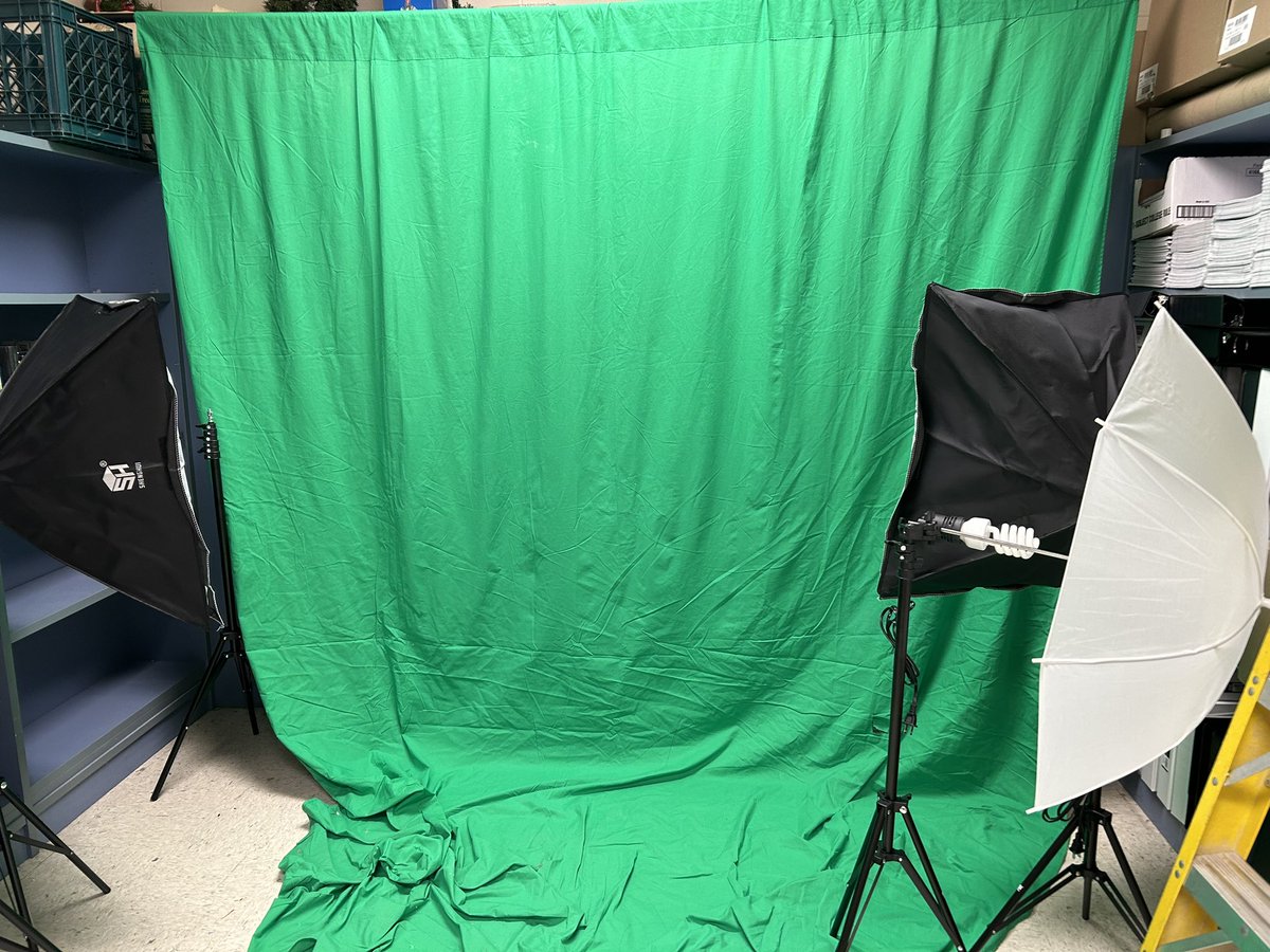 Mr. Wilson’s Journalism class is starting to work on video production and are using a green screen! This is so cool and I can’t wait to see what they create.