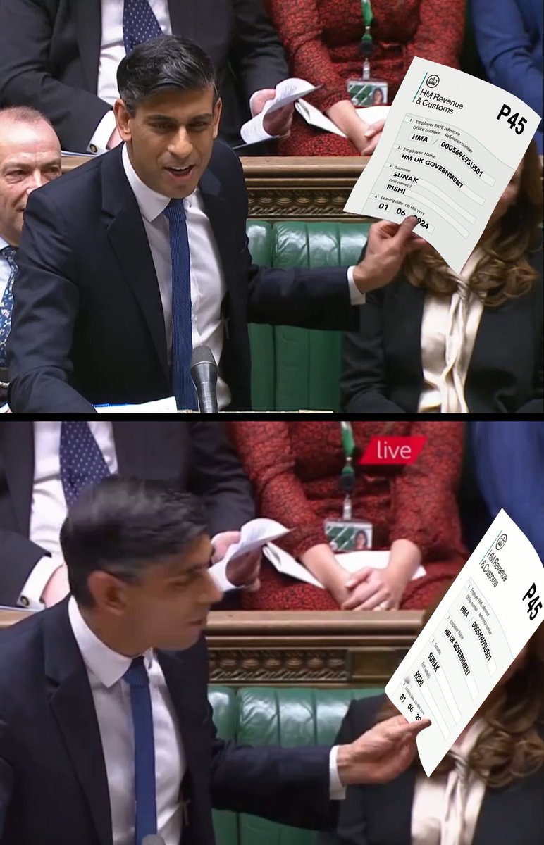 Spotted during #PMQs