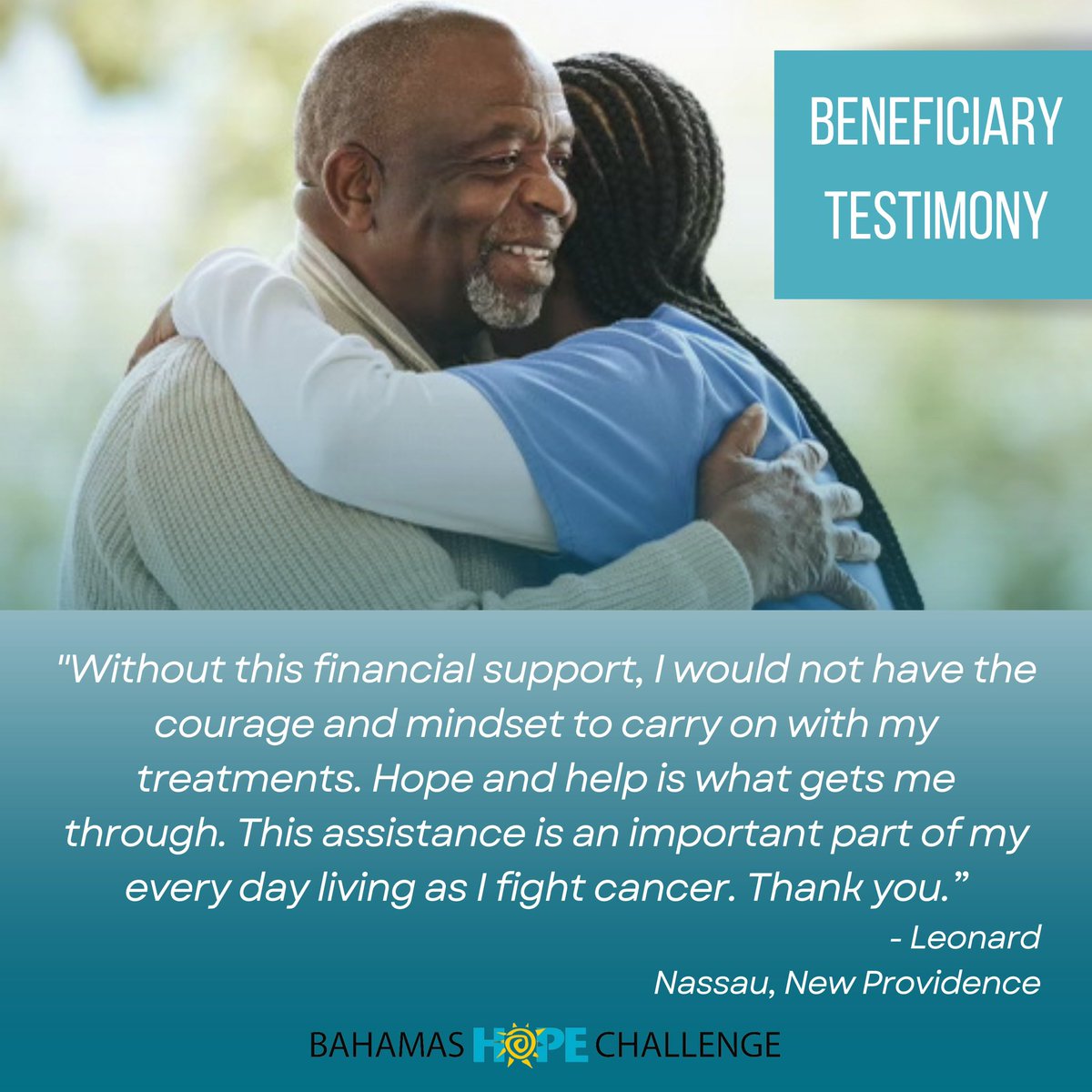 These testimonies are our motivation as an organization, and we hope they encourage our participants and fundraisers as BHC 2024 gets closer. The funds raised make instrumental impacts in the lives of Bahamians fighting cancer. Thank you for your commitment!