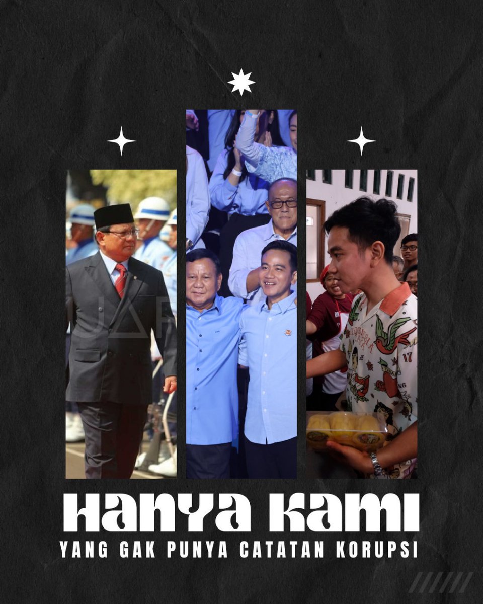 Hanya pasangan calon 02 Prabowo-Gibran akan memiliki keberanian dan nyali untuk sikat habis korupsi Dan tentu mendapat dukungan penuh dari masyarakat Komitmen 02 berantas Korupsi ! ., #YukPindah02 #PrabowoLawanKorupsi #RameRamePindahke02