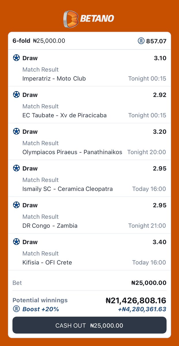 TheFtXMaestro's tweet photo. 6/6 FT X  ready on Betano @ 857+ odds 🔞

Play | Edit | Ignore 📝 

Code 👉🏽 https://t.co/BUvaskKF1x

Not on Betano? Register here in 2 mins:
https://t.co/T9qSQ12uue

Promo code 👉🏽 INVESTOR

“Play Responsibly” 🔈 https://t.co/i9gXctuYgP