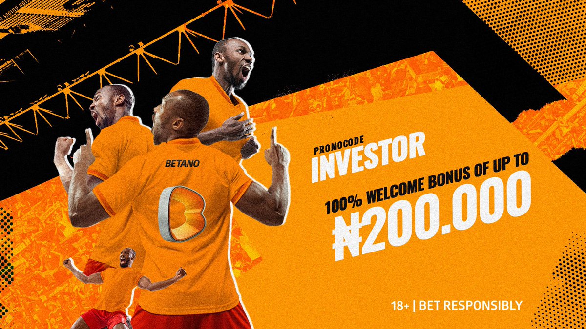TheFtXMaestro's tweet photo. 6/6 FT X  ready on Betano @ 857+ odds 🔞

Play | Edit | Ignore 📝 

Code 👉🏽 https://t.co/BUvaskKF1x

Not on Betano? Register here in 2 mins:
https://t.co/T9qSQ12uue

Promo code 👉🏽 INVESTOR

“Play Responsibly” 🔈 https://t.co/i9gXctuYgP
