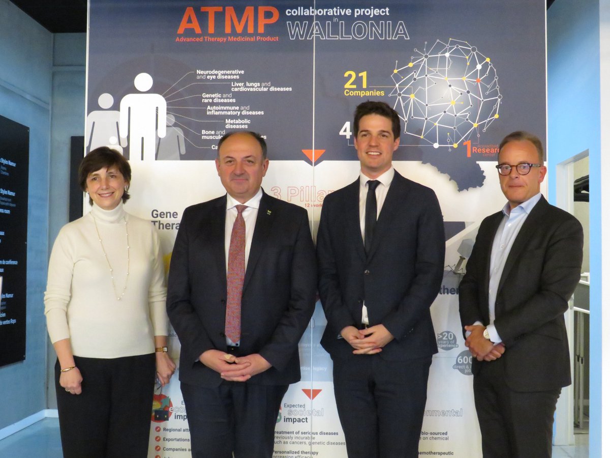 Le #WALGOV lance un partenariat d’innovation dédié aux médicaments de thérapie innovante avec un budget de 81M€. 26 partenaires réunis pour la #Science, la #Recherche mais surtout pour répondre à des besoins médicaux. En autres, la lutte contre certains cancers, tumeurs, ...