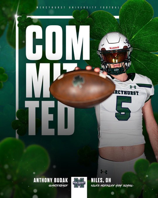 AnthonyBudak's tweet image. 100% Committed!!! @MercyhurstFB Thank you @CoachRiemedio for the opportunity!! #LsUpAnchorDown #HurstIsHome
☘️⚓️

@BradMaendler @showcaseneohsfb 
@coachparry1 @Coach_PKempe