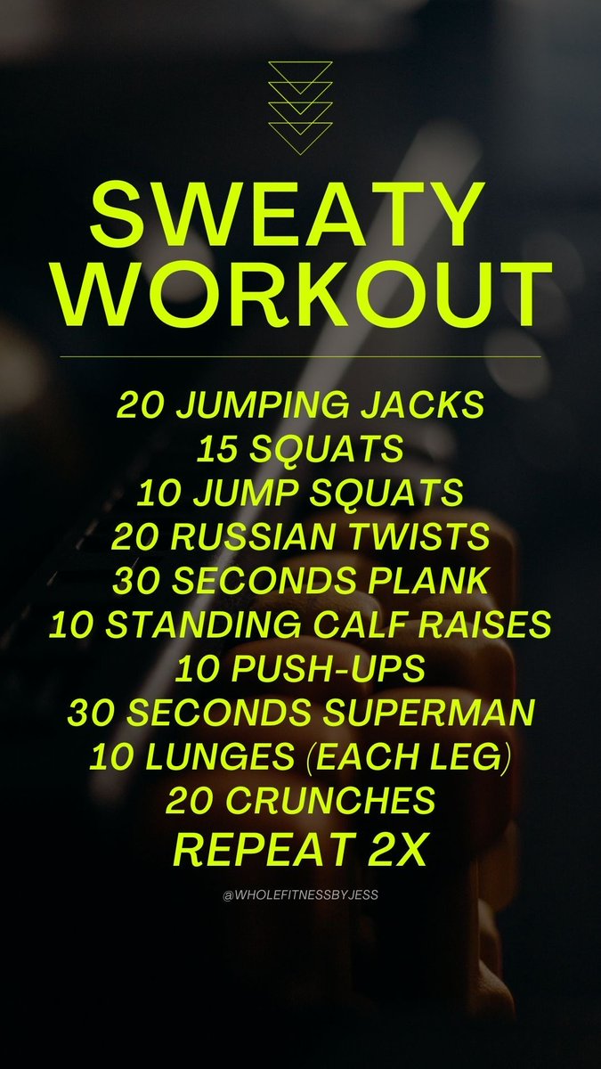 Looking for a quick sweaty workout? Get your sweat on from your living room with this equipment free workout! No membership required here - feel free to grab a friend to join though!

#workout #healthylifestyle #homeworkout #funfitness