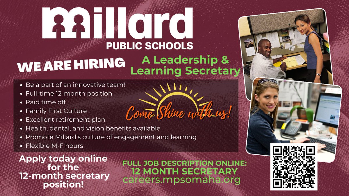 Are you looking for a position where you can be part of an innovative and fun team? We have an opening now in our Leadership and Learning Department. Apply online today! #SHINEwithMPS <a href="/MPSHR/">MPS Human Resources</a> #Proud2bMPS @mps_LnL #mps_LnL
