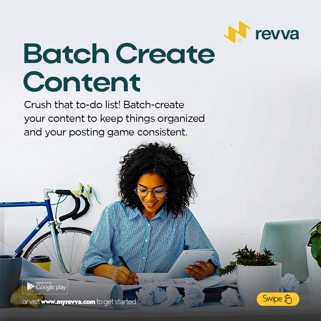 MyRevva's tweet photo. Content creators do you agree? 
Share your additional tips with us.
#ItsRevvaSzn
#RevvaIsHere
#RevvUpWithRevva
#Contentcreationmadereasy
#Contentcreationapp
#ContentCreationTips https://t.co/cB2bz9oEqr
