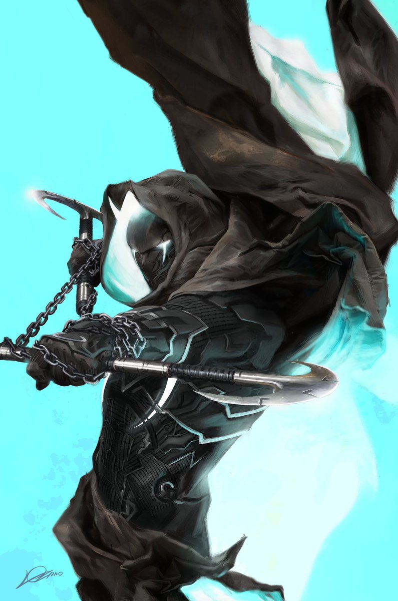 Lozifer's tweet image. VENGEANCE OF THE MOON KNIGHT #4! (cover)
...a D茅j脿-vu?
When I got the chance to adapt @AlessandroCappuccio's design I wanted to position his beautiful design as the flip side to my Moon Knight from 2022.
Everything falls into place.
#MoonKnight #4 #cover #Marvel #AlexanderLozano
