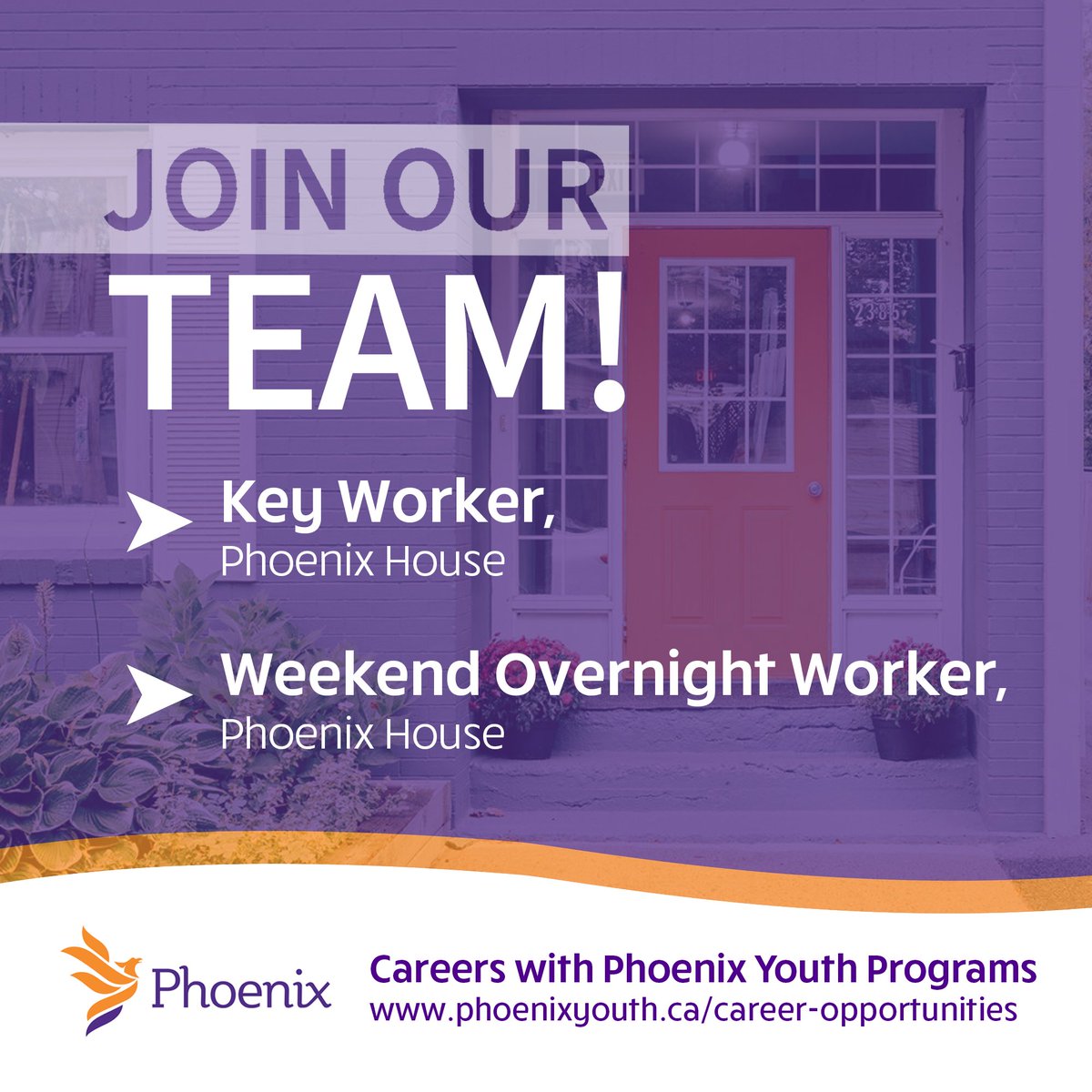 📢 Job Opportunity! 📢 We are looking for candidates with experience in youth support to grow our Phoenix House team! Learn more about these opportunities and how to apply! phoenixyouth.ca/career-opportu… #phoenixyouthprograms #jobopportunity #joinourteam #nowhiring