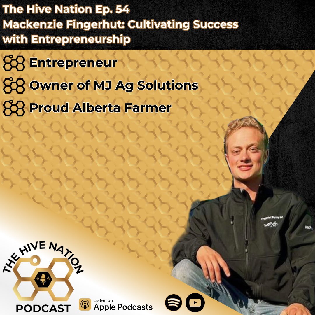 TheHiveNet01's tweet image. The Hive Nation Ep. 54
Mackenzie Fingerhut: Cultivating Success with Entrepreneurship 
Full episode now available on all streaming platforms.

thehivenationpodcast.captivate.fm/listen