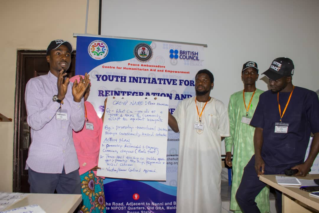 I. Shuaib Shuaib (@is_shuaib) on Twitter photo "What can you do as a youth to promote  reintegration program in Borno State" #Youth4Peace <a href="/pache_org/">Peace Ambassadors Centre</a>
<a href="/BritishCouncil/">British Council</a>
Drop your input in the comment session 
Thank you "What can you do as a youth to promote  reintegration program in Borno State" #Youth4Peace <a href="/pache_org/">Peace Ambassadors Centre</a>
<a href="/BritishCouncil/">British Council</a>
Drop your input in the comment session 
Thank you