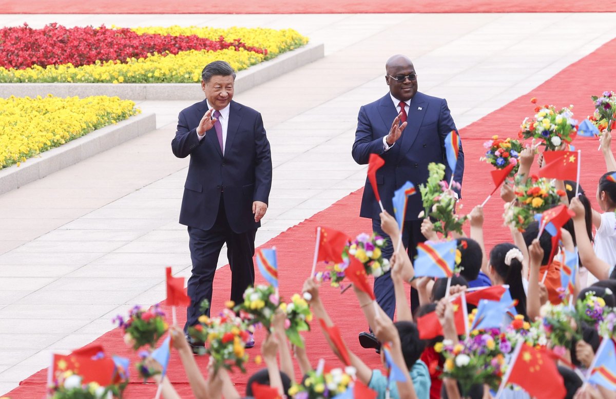 Le président chinois Xi Jinping a félicité mercredi Félix Tshisekedi pour sa réélection à la présidence de la République démocratique du Congo,