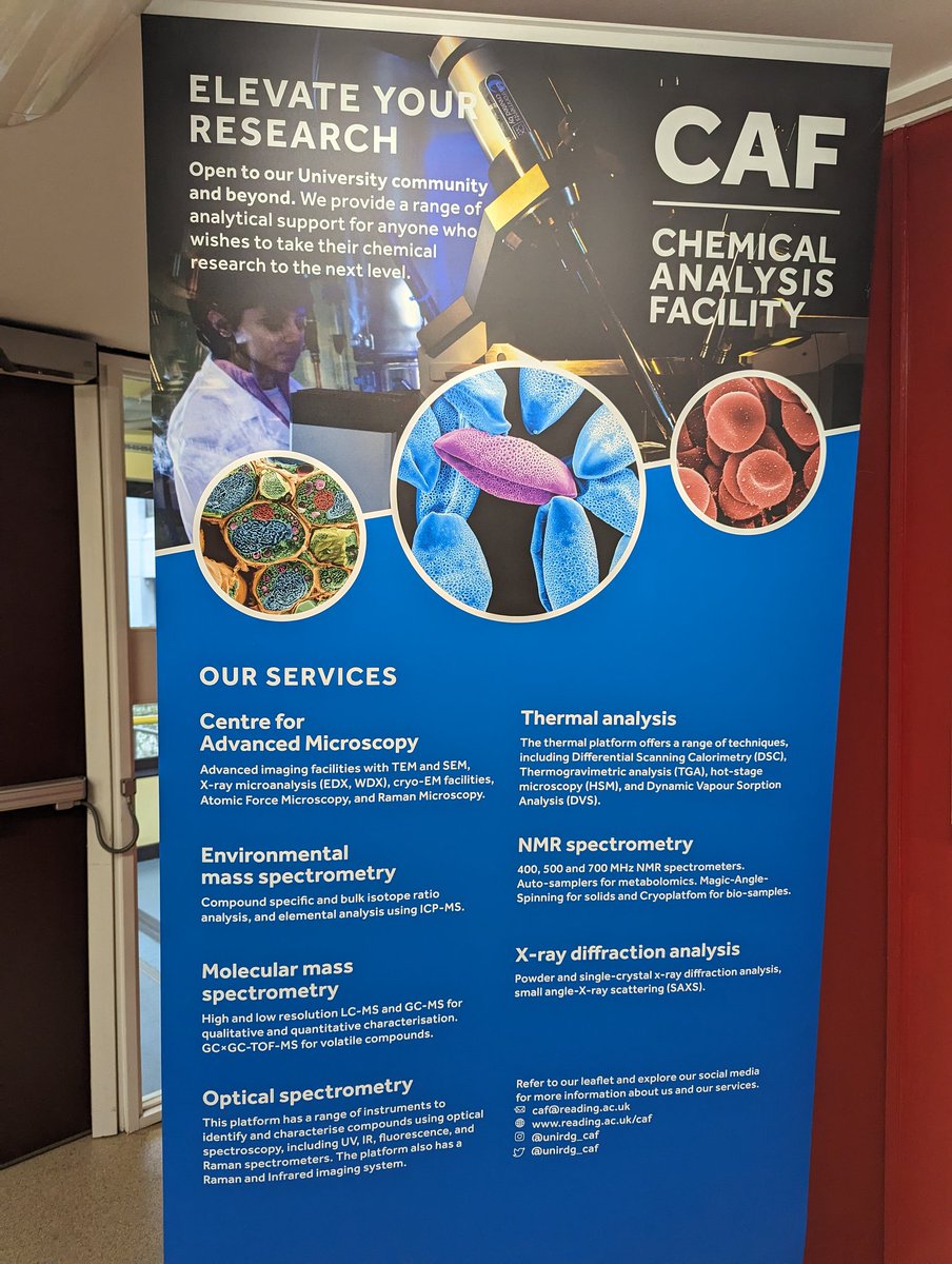 Chemical Analysis Facility (CAF) (@unirdg_caf) on Twitter photo Open day of the CAF - some of our promotional materials were designed by <a href="/UniRdg_Typo/">UniRdg Typography</a> students as part of a 'real job' Open day of the CAF - some of our promotional materials were designed by <a href="/UniRdg_Typo/">UniRdg Typography</a> students as part of a 'real job'