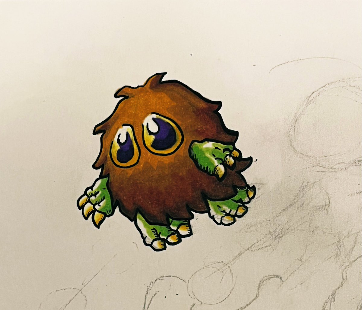 Doodle_Dayzz's tweet photo. Early Yu-Gi-Oh has got some fun monster designs…going to fill up a sketch book page with them. Anyone got any good suggestions?? #yugioh https://t.co/4KRkPpuho2