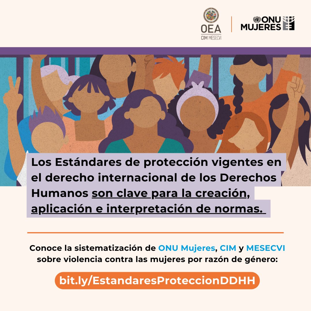 Los estándares de protección vigentes en el derecho internacional de los #DerechosHumanos son clave para la creación, aplicación e interpretación de normas.

ℹ️ lac.unwomen.org/es/digiteca/pu…