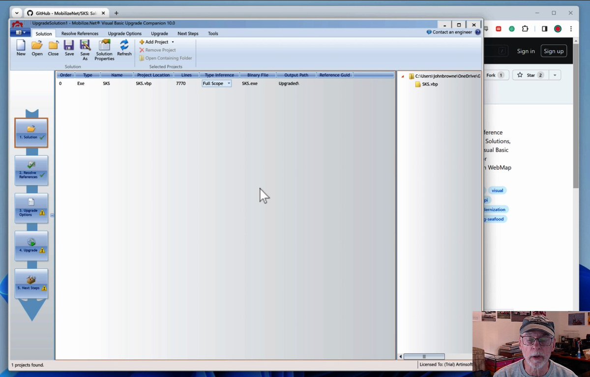 ddskier's tweet photo. ⚡Visual Basic Upgrade Companion is still going strong - so strong that we're up to version 10! Now with .NET 8 support & type library auto-download. Test it with Salmon King Seafood on GitHub. Free trial up to 10k VB6 lines. 👉 https://t.co/2sDZUjHgEA #VBUC #DotNet8 🛠️💻 https://t.co/Geb6nXDnmR