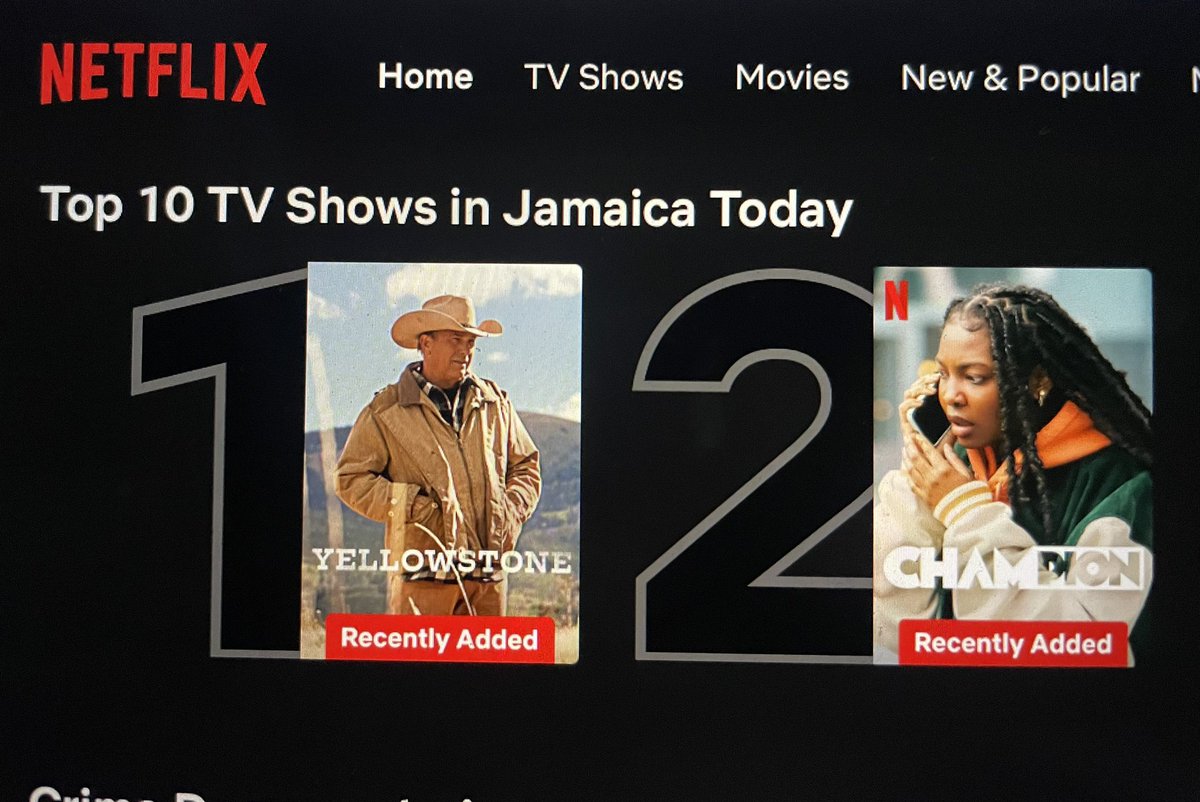 JustineHenzell's tweet photo. Ok Jamaica ๐ฏ๐ฒ the CHAMPION series by @CandiceC_W ep 5 was filmed here so pls watch, support JA cast & crew and push to #1 on Netflix #dataMattters #film #family @jaftaonline @WiftJamaica you just may spy @natillydread ๐ https://t.co/EaO9NlU3xp