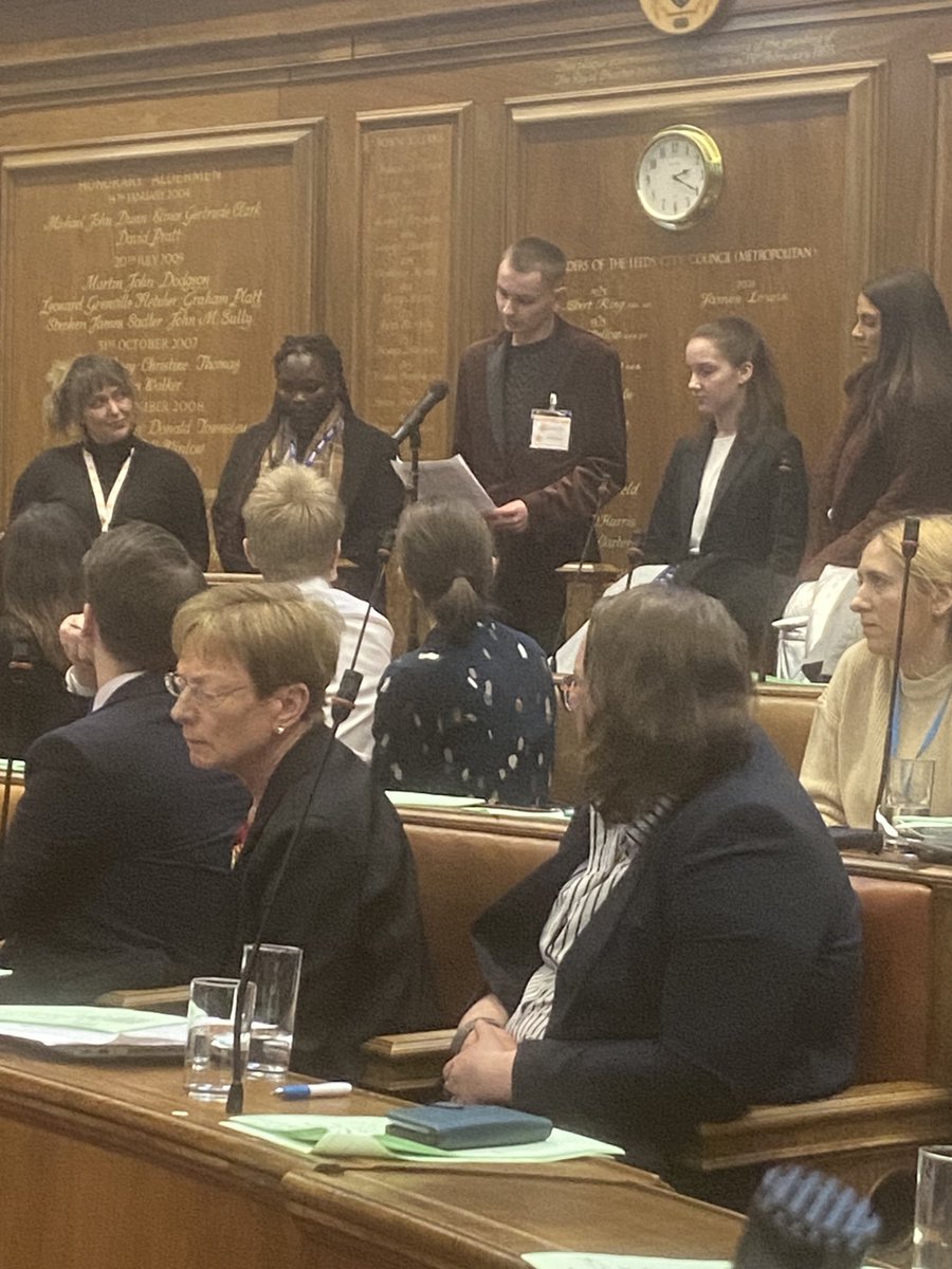 So proud of our Care Leavers’ Council for their brave & eloquent deputation asking Leeds Council to make being Care experienced a protected characteristic. I will be bringing a paper to our next Executive Board outlining how we will make this happen.