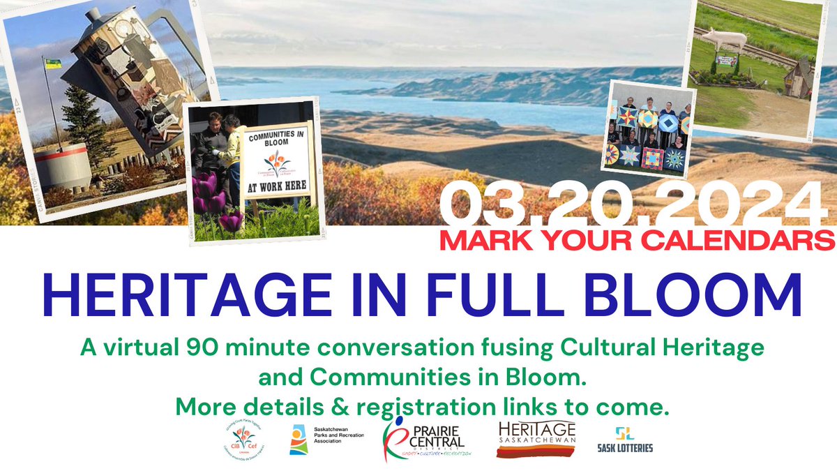 Prairie_Central's tweet photo. ...I know this is 63 days away.
But we are pretty excited ;)
Mark your calendars, details & specifics to come.
@HeritageSK @SaskParksandRec @SaskLotteries #GrowingGreatPlacesTogether #CommunitiesInBloom https://t.co/dTzHLlokrs