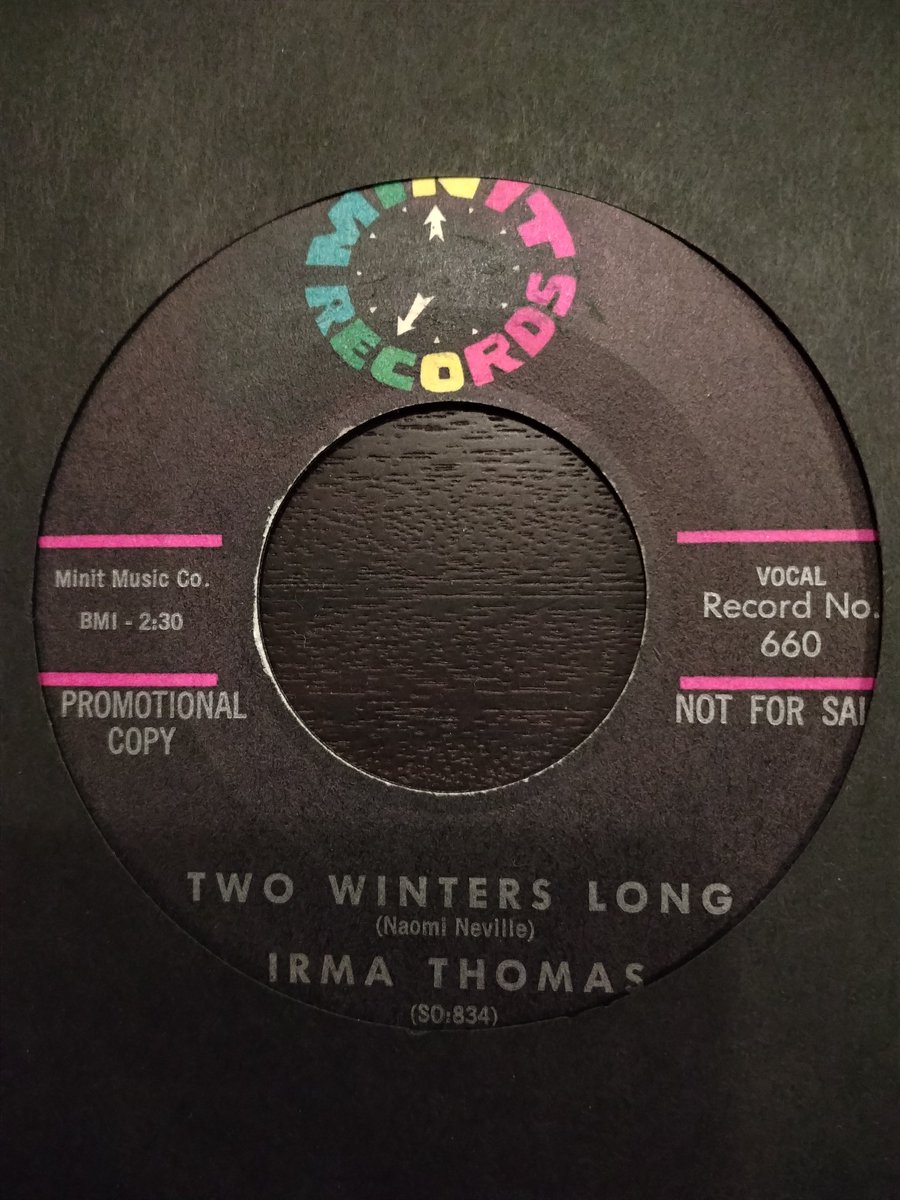 今夜の一曲。

IRMA THOMAS

TWO WINTERS LONG
#IrmaThomas #アーマトーマス
