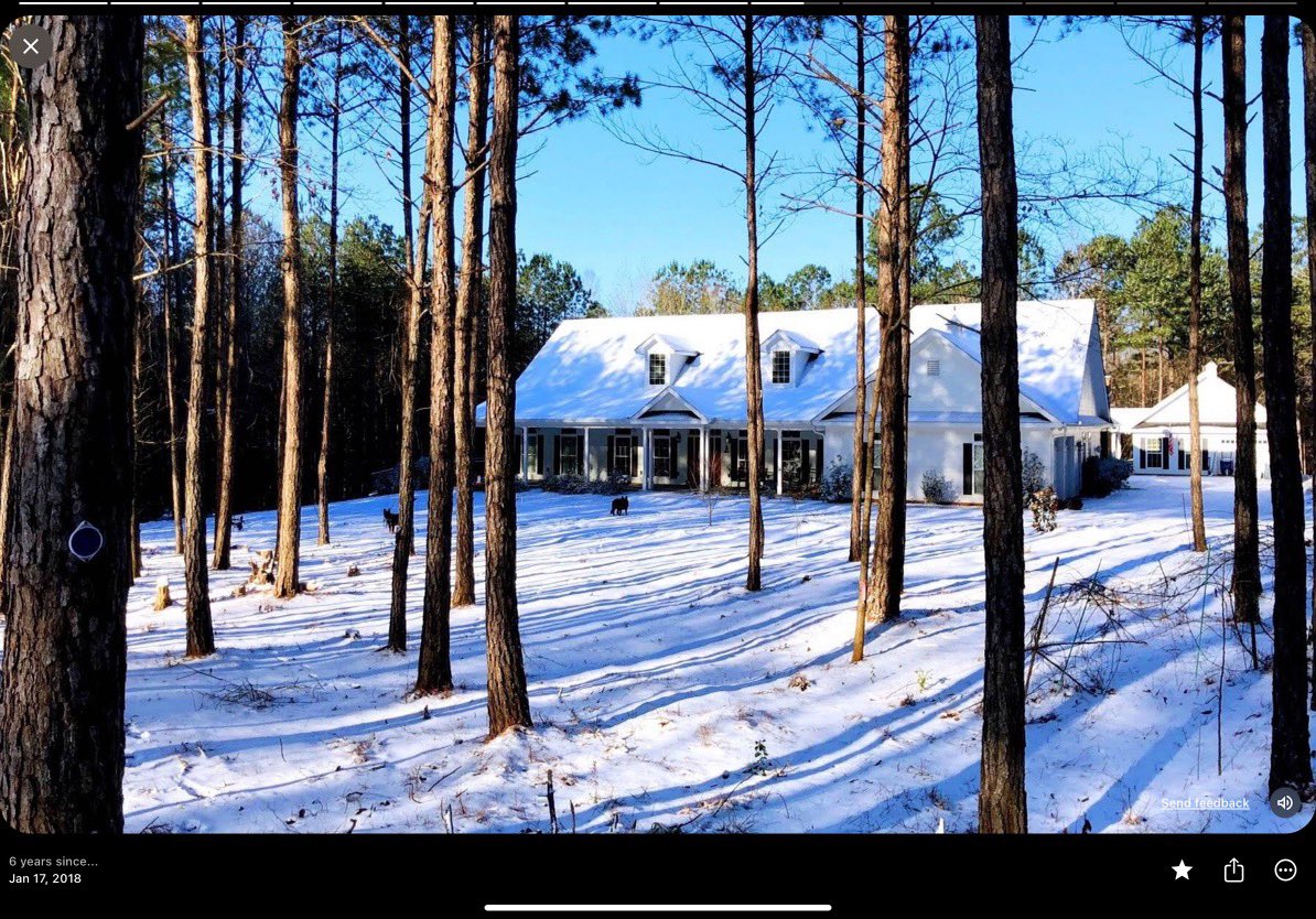 BJeswaldWRBL's tweet image. This morning I dipped to 12.9 warming now at 9:30 AM to almost 20…And the next picture reveals our last snowstorm on this date 6 years ago, January 17, 2018. #winter #gawx #GaWxCond #alwx