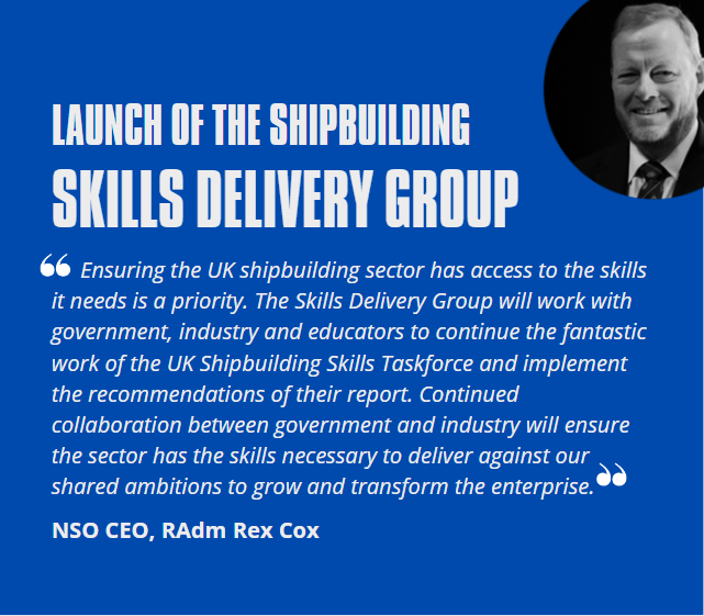 📢 The @UK_NSO are pleased to announce that Government in #collaboration with industry is setting up the shipbuilding Skills Delivery Group #SDG to oversee and drive delivery of the recommendations of the UK #Shipbuilding #Skills Taskforce, more info here: gov.uk/government/gro…