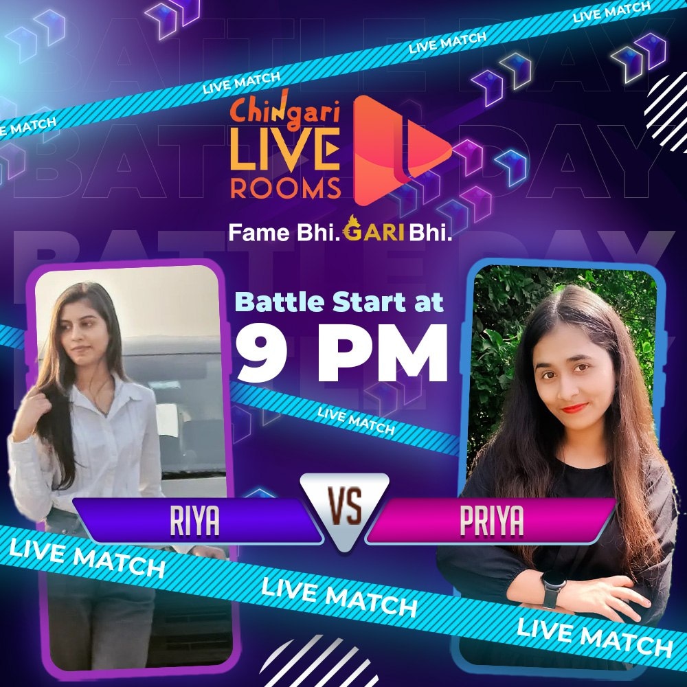 Chingari_IN's tweet photo. It's not just a battle, it's a PK extravaganza! Dive into the excitement, pick your champion, and gift your way to victory. The more you contribute, the closer your favorite streamer gets to the crown. Join the battle, gift big👍🤩👇
#chingari #chingariapp #chingariaudiorooms #audiorooms #liverooms #trendingnow #winandearn