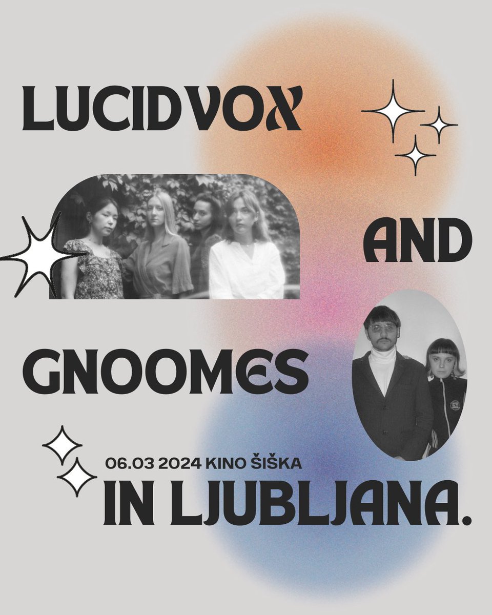 New show alert! W Lucidvox at @kinosiska