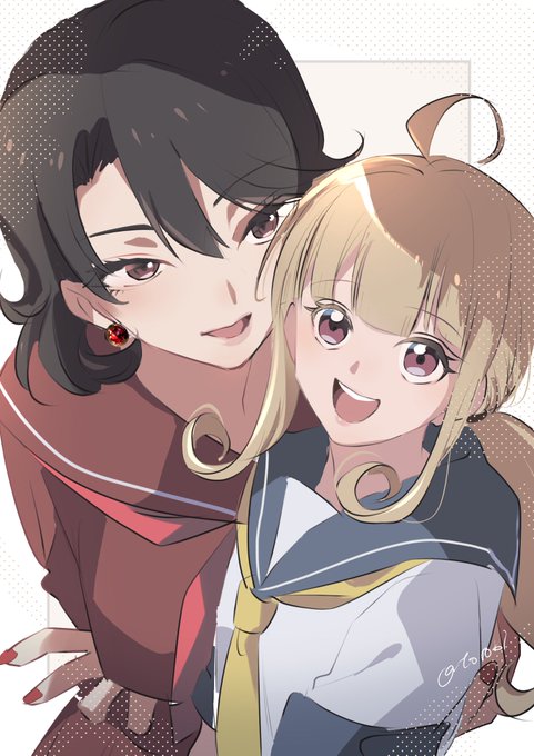 瑠璃子とリオン   #創作