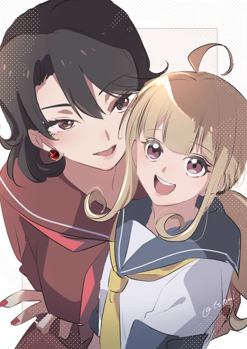 瑠璃子とリオン   #創作