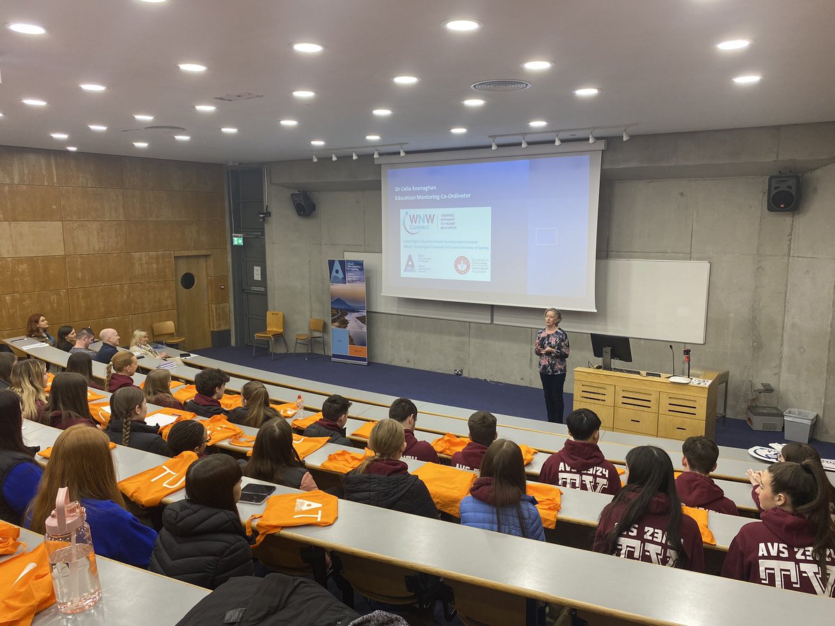 Dr Celia Keenaghan, Education Mentoring Coordinator, WNW Connect ATU & University of Galway finishes off todays lightening talks at #StriveMentoring 

#WNWCONNECT #CreatingPathwaystoHigherEducation #TheForceOfMentoring
#AccesstoHigherEducation #Path3 #Inclusion #Diversity