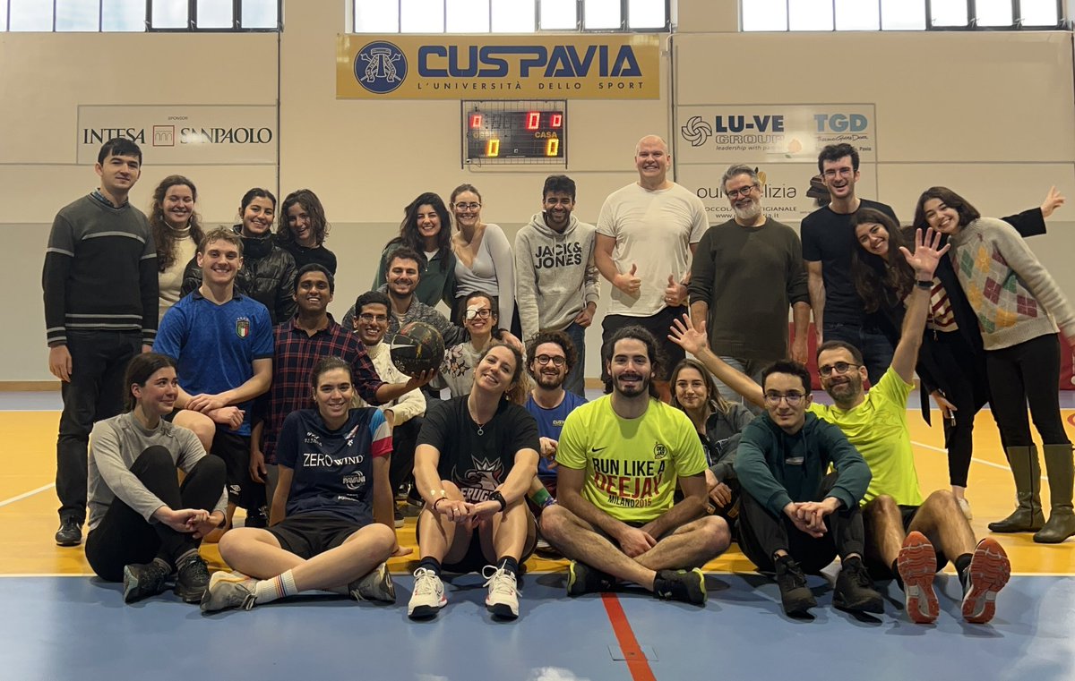 Today we played a basketball game during lunch time between faculty members and students. <a href="/CWSundberg/">Chris Sundberg</a> dominated in the paint and the faculty team won 😊😎😜Thanks to <a href="/cuspavia/">CUS Pavia</a> for letting us to get access to the basketball court