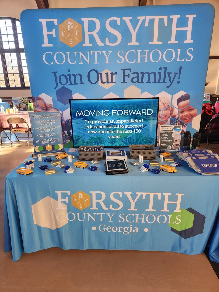 We are starting 2024 off in Rock Hill, SC at the @winthropu Education Career Fair today. FCS will travel to attact quality educators. @FCSchoolsGA @FCSchoolsGA_HR #goeagles #whereisdrbrown #comeworkinFCS #ontheroadagain