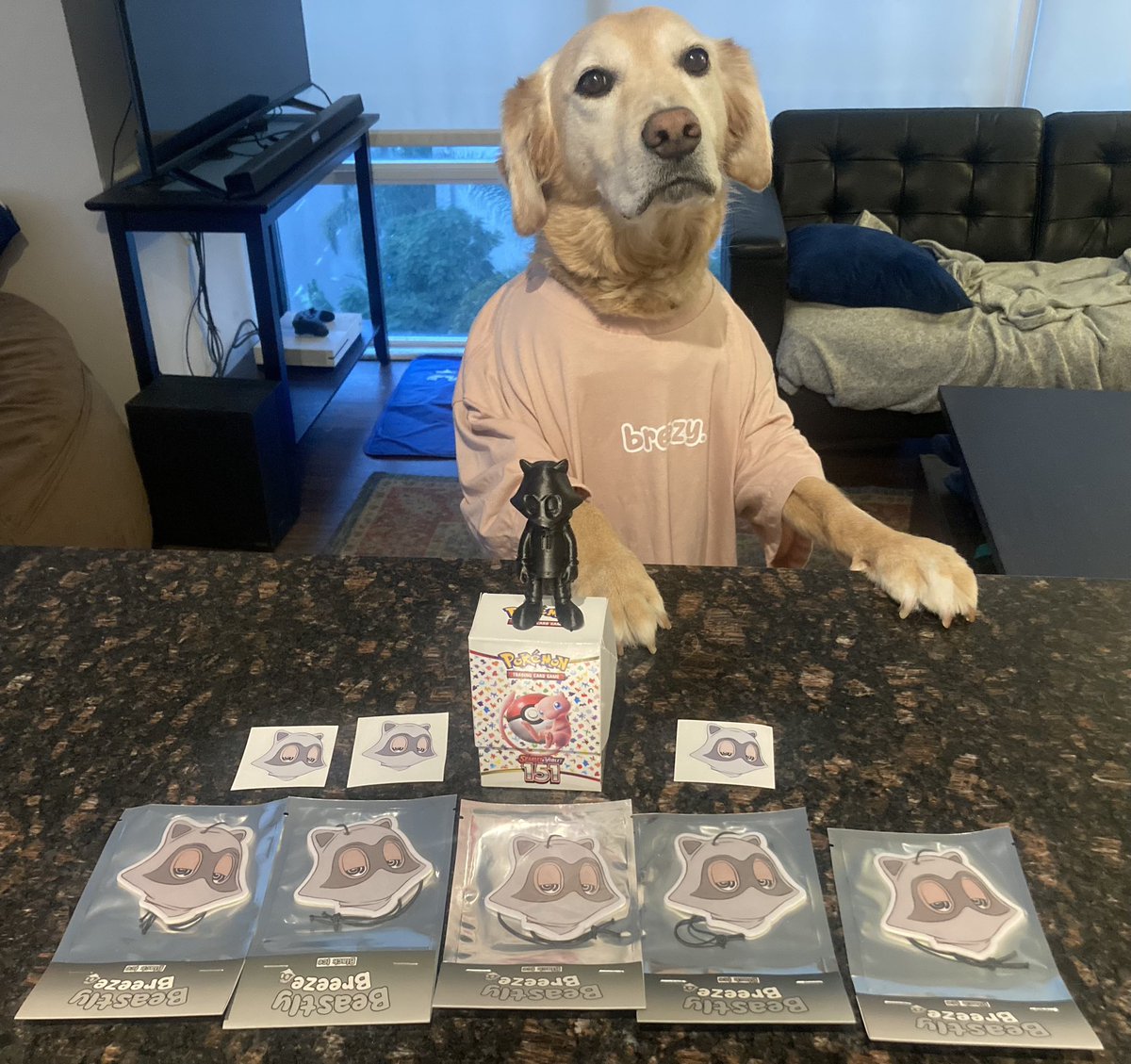 Got my <a href="/BeastlyBreeze/">BeastlyBreeze.eth</a> order from @glacchhyy in time for the free collectable!! Giving away 1 5-pack and 1 2-pack of air fresheners. 
Like and retweet to enter 
*Must have US shipping address
Love seeing Beasts use their IP