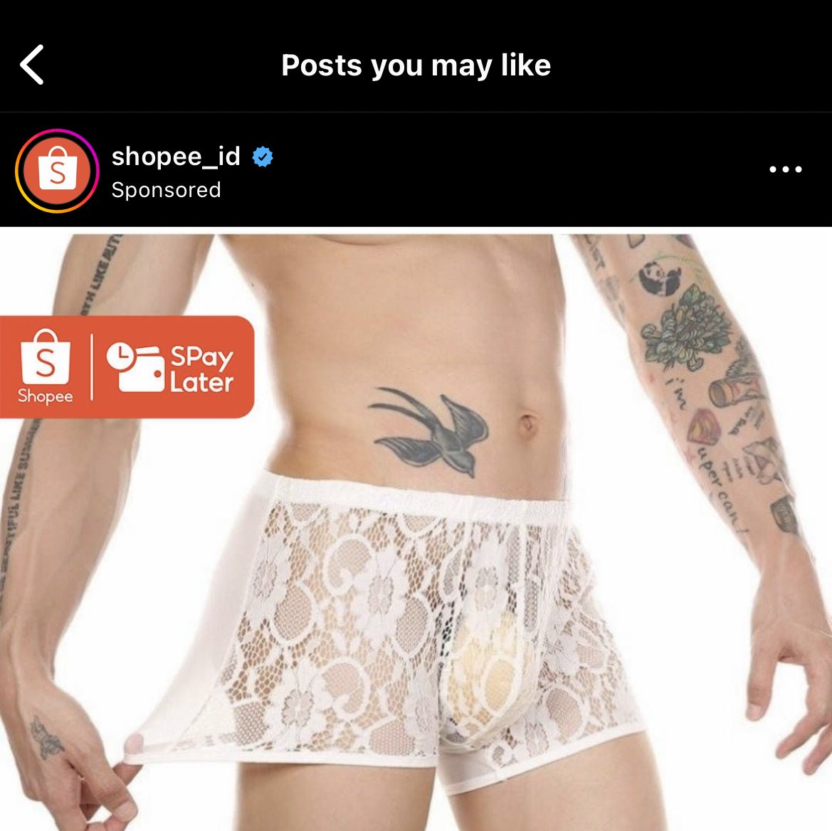 instagram served me the most targetted ad ever and now i gotta draw a masked man in this